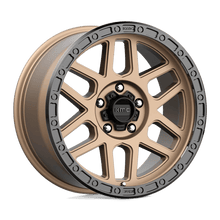 Load image into Gallery viewer, KM544 18X9 5X5.0 M-BRZ BLK LP 18MM
