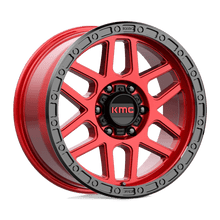 Load image into Gallery viewer, KM544 18X9 6X5.5 C-RED BLK-LP 18MM