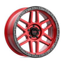 Load image into Gallery viewer, KM544 17X8.5 5X5.0 C-RED BLK-LP 00MM