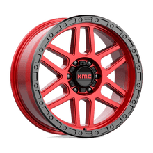 Load image into Gallery viewer, KM544 17X9 6X4.5 C-RED BLK-LP 18MM