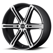 Load image into Gallery viewer, KM686 22X9.5 6X135 S-BLACK MACHINED 38MM