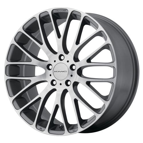 KM693 17X7 5X4.25 P-GRAY BRUSHED 45MM