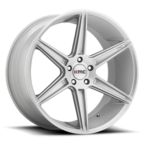 KM711 22X10.5 5X4.5 BRUSHED SLV 40MM