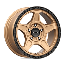 Load image into Gallery viewer, KM721 15X7 5X100 M-BRZ BLK LP 15MM
