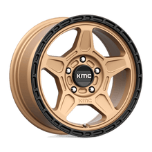 Load image into Gallery viewer, KM721 18X8 5X4.5 M-BRZ BLK LP 38MM