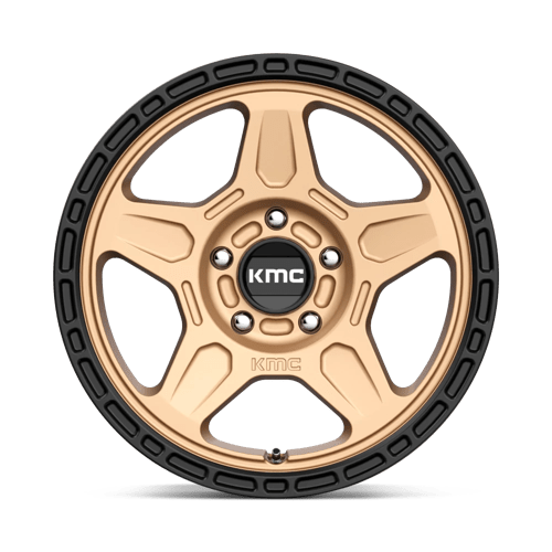 KM721 16X7.5 5X110 M-BRZ BLK LP 30MM