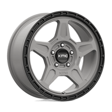 Load image into Gallery viewer, KM721 17X8 5X5.0 S-GRAY BLK LP 38MM