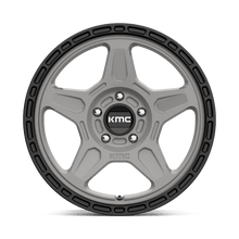 Load image into Gallery viewer, KM721 17X8 5X110 S-GRAY BLK LP 38MM