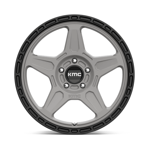 KM721 18X8 5X4.25 S-GRAY BLK LP 38MM