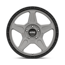 Load image into Gallery viewer, KM721 18X8 5X4.25 S-GRAY BLK LP 38MM