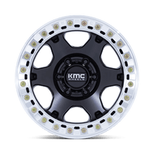 Load image into Gallery viewer, VI BL 17X9 6X135 87 -38 S-BLK MACH