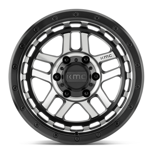 KM540 17X8.5 6X5.5 S-BLK MACH 18MM