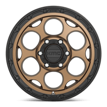 Load image into Gallery viewer, KM541 17X8.5 6X5.5 M-BRZ BLK LP 18MM