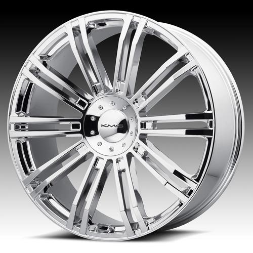 KM677 22X9.5 BLANK CHROME 12MM (108-140)