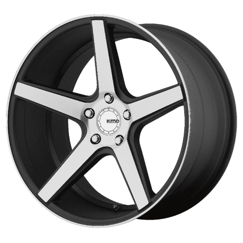 KM685 20X8.5 5X120 S-BLACK MACHINED 28MM