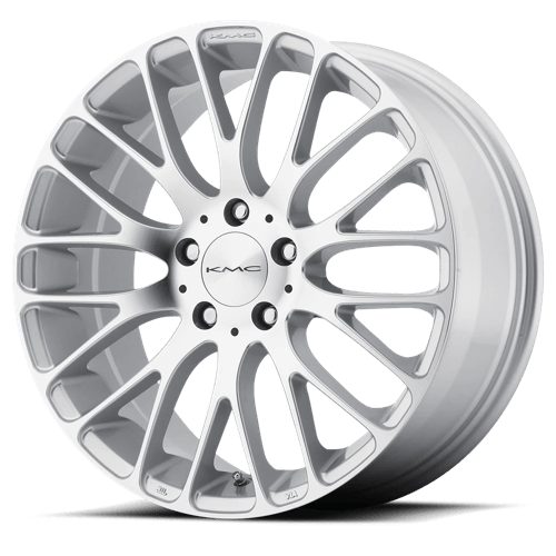 KM693 17X7 5X120 SLV MACH FACE 45MM