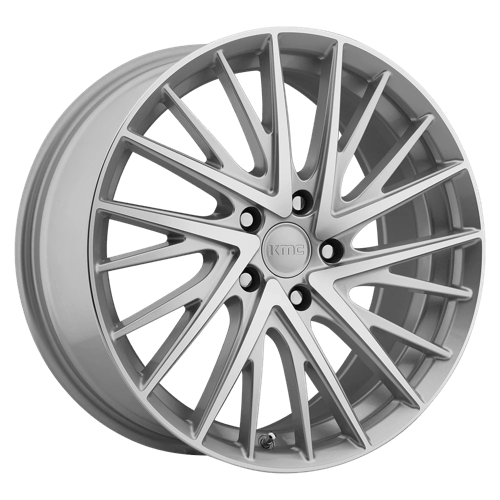 KM697 18X8 5X4.5 SLV MACH 40MM