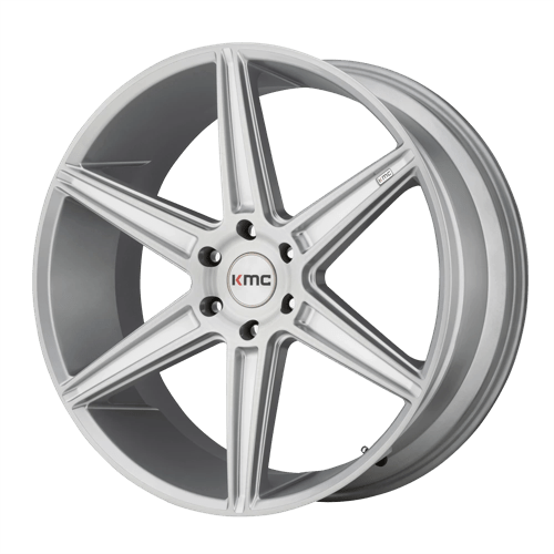 KM712 22X9.5 6X5.5 BRUSHED SLV 30MM