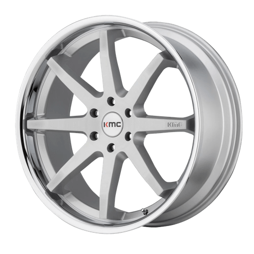 KM715 24X10 6X5.5 BRUSH SLV CHR LIP 30MM