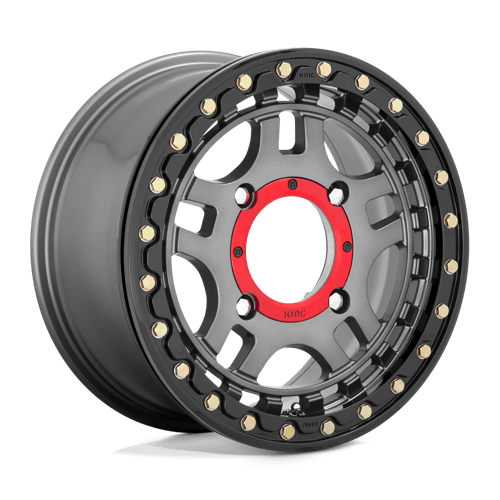 RECON UTV BL 14X7 4X156 G-MTL BLK-RG +38