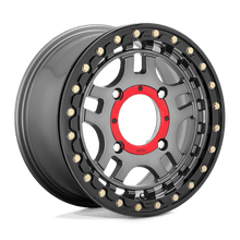 Load image into Gallery viewer, RECON UTV BL 15X7 4X137 G-MTL BLK-RG +38