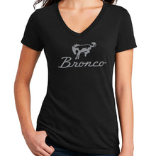 Load image into Gallery viewer, Ladies V-Neck - Ford Bronco Script