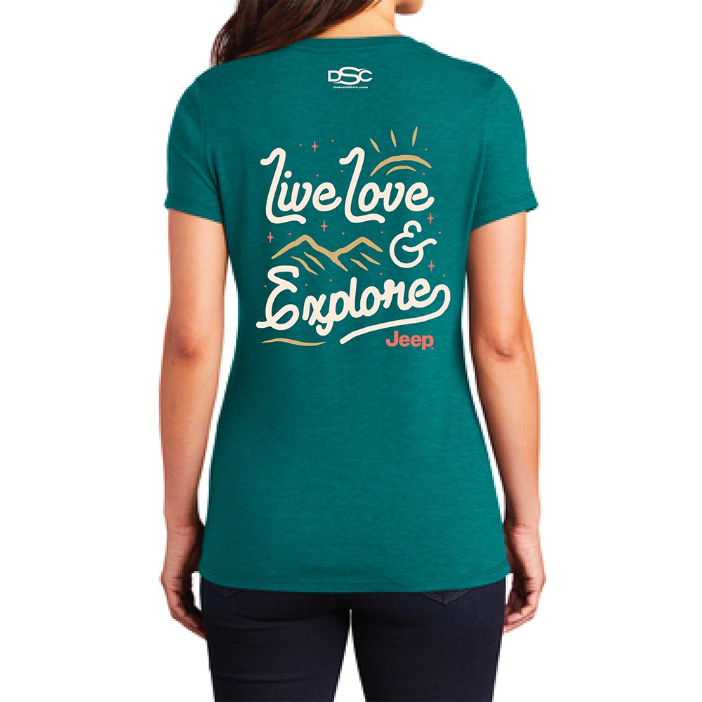 Ladies V-Neck - Jeep® Live Love Explore