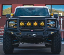 Load image into Gallery viewer, Freedom Front Bumper Extreme For 2021-2025 Ford Bronco Raptor Only Winch Mount Sensor Cutouts With Camera Harness Texture Black Powdercoat Bodyguard Bumpers