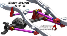 Load image into Gallery viewer, Easy 3 Link Kit G Adjustable Upper link Yes Outside Frame Centered Front Passenger Rear Driver Artec Industries