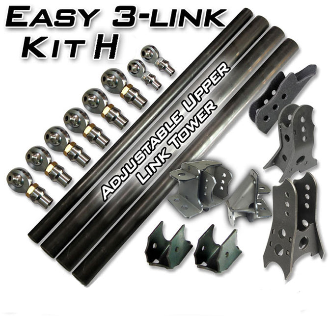 Artec Industries Three Link Kits Easy 3 Link - Kit H - Adjustable Upper link Outside Frame Offset - No DOM Artec Industries - LK0163