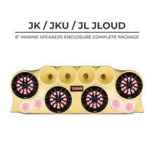 Load image into Gallery viewer, DS18 J-LOUD Jeep Wrangler JK/JKU/JL Loaded Sound Bar System, Black / White