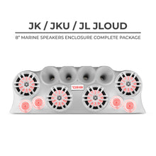 Load image into Gallery viewer, DS18 J-LOUD Jeep Wrangler JK/JKU/JL Loaded Sound Bar System, Black / White