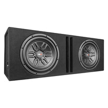 Load image into Gallery viewer, Bass Package 2 X SLC-MD12 In a Ported Box with S-1500.1/RD Amplifier and 4-GA Amp Kit 250 Watts Rms