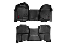 Load image into Gallery viewer, Heavy Duty Floor Mats Front/Rear-07-13 Silverado/Sierra 07-14 HD Ext. Cab Bench Seat Rough Country