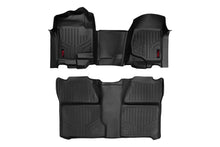 Load image into Gallery viewer, Heavy Duty Floor Mats Front/Rear-07-13 Silverado/Sierra 07-14 HD Crew Cab Bench Seat Rough Country