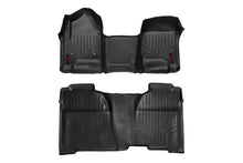 Load image into Gallery viewer, Heavy Duty Floor Mats Front/Rear W/Center 14-19 Silverado/Sierra 1500/2500 HD/3500 HD Crew Cab Rough Country