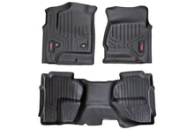 Load image into Gallery viewer, Heavy Duty Floor Mats Front/Rear-14-19 Silverado/Sierra 1500/2500 HD/3500 HD Double Cab Rough Country