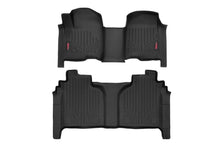 Load image into Gallery viewer, Heavy Duty Floor Mats Front/Rear-19-20 Silverado/Sierra Crew Cab Bench Seats Rough Country
