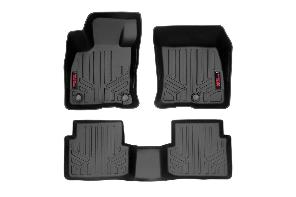 Rough Country Floor Mats/Liners Floor Mats Front and Rear 21-22 Ford Bronco Sport 4WD Rough Country - M-51323