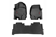 Load image into Gallery viewer, Floor Mats Front Row Buckets w/Factory Under Seat Storage Ford F-150 2WD/4WD 15-Up Rough Country