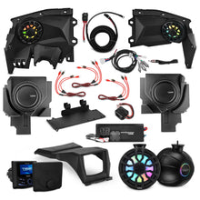 Load image into Gallery viewer, Can-Am Maverick X3 Stage 5 - Dash Speaker Panels, 8" Tower Speakers, Dual 12” Subwoofer, Amplifier, Bluetooth Radio &amp; LED Lights