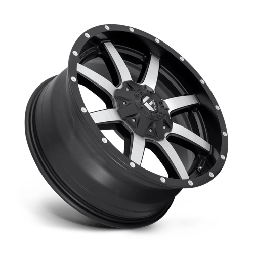 Fuel Off-Road Wheel D537 20X9 8X6.5 MT-BLK-MACH 01MM - D53720908250