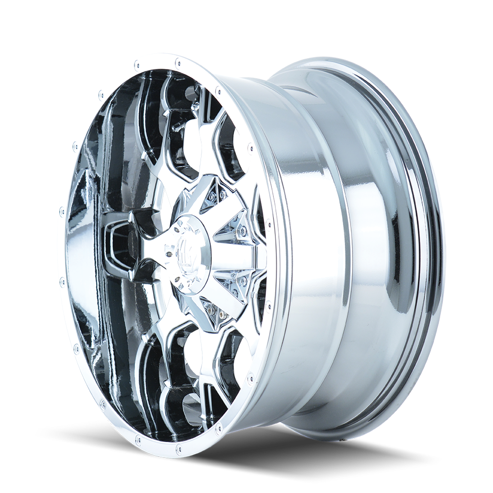 Mayhem WHEELS MAYHEM WARRIOR 8015 CHROME 20X10 8-165.1/8-170 -25MM 130.8MM - 8015-2176C - Mayhem