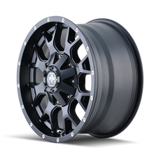 Load image into Gallery viewer, Mayhem WHEELS MAYHEM WARRIOR 8015 MATTE BLACK 17X9 5-127/5-139.7 -12MM 87MM - 8015-7952MB - Mayhem