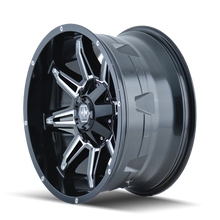 Load image into Gallery viewer, Mayhem WHEELS MAYHEM RAMPAGE 8090 GLOSS BLACK MILLED 20X9 6-135/6-139.7 11MM 106MM - 8090-2937M11 - Mayhem
