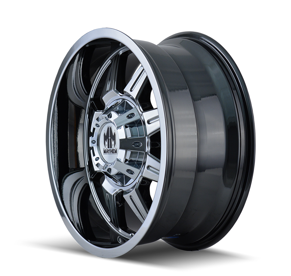 Mayhem WHEELS MAYHEM MONSTIR 8100 CHROME 20X10 5-127/5-139.7 -12MM 87MM - 8100-2152C - Mayhem