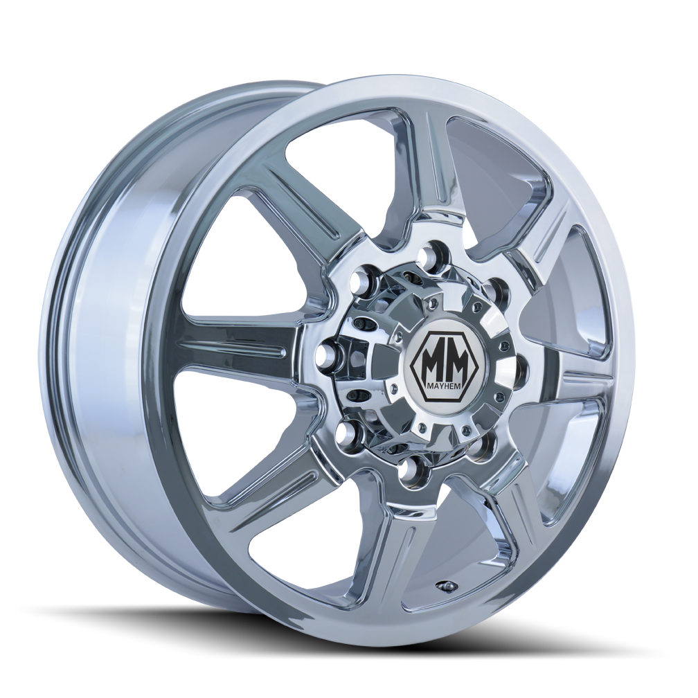 Mayhem WHEELS MAYHEM MONSTIR 8101 REAR CHROME 17X6.5 8-200 -140MM 142MM - 8101-7677CR - Mayhem