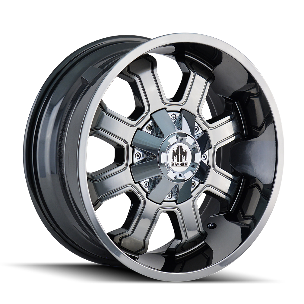 Mayhem WHEELS MAYHEM FIERCE 8103 CHROME 20X9 5-127/5-139.7 0MM 87MM - 8103-2952C - Mayhem