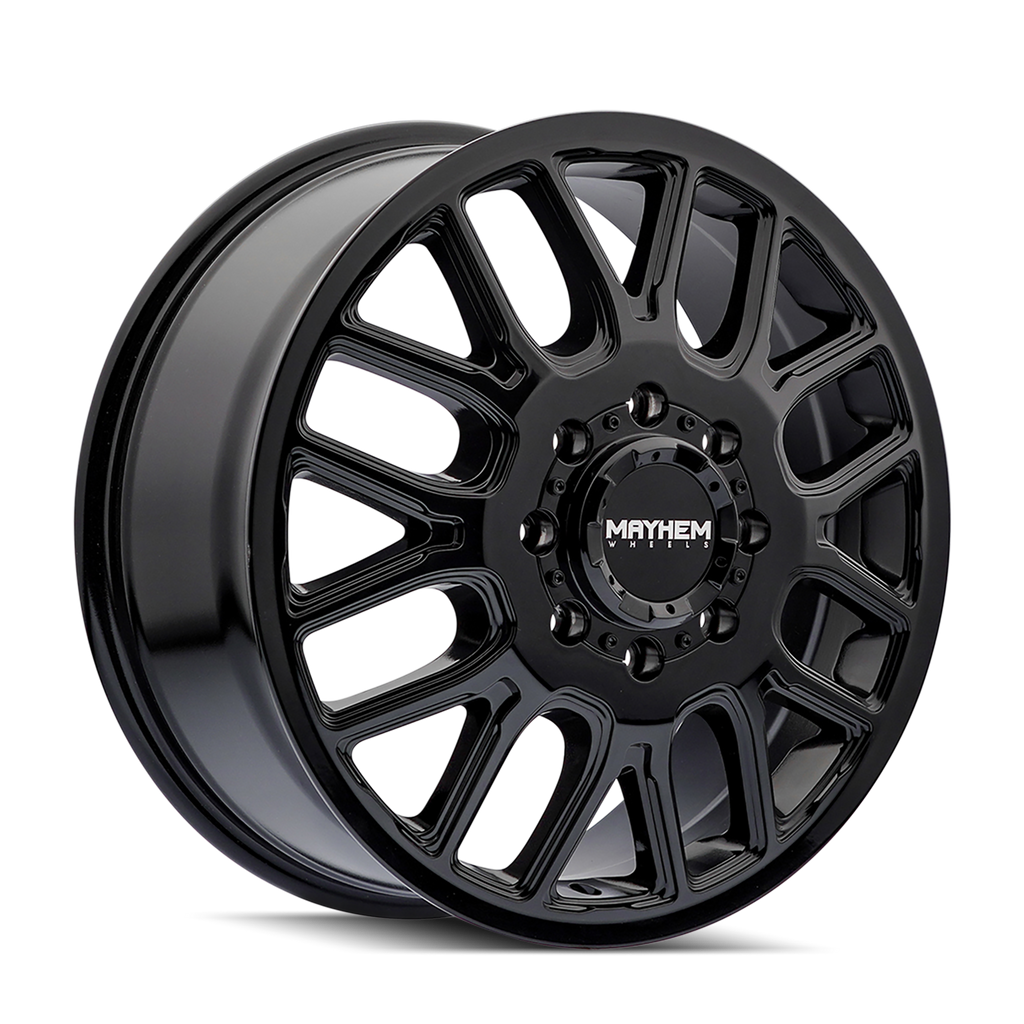 Mayhem WHEELS MAYHEM COGENT DUALLY 8107D GLOSS BLACK 20X8.25 8-200 115MM 142MM - 8107D-2877BF115 - Mayhem