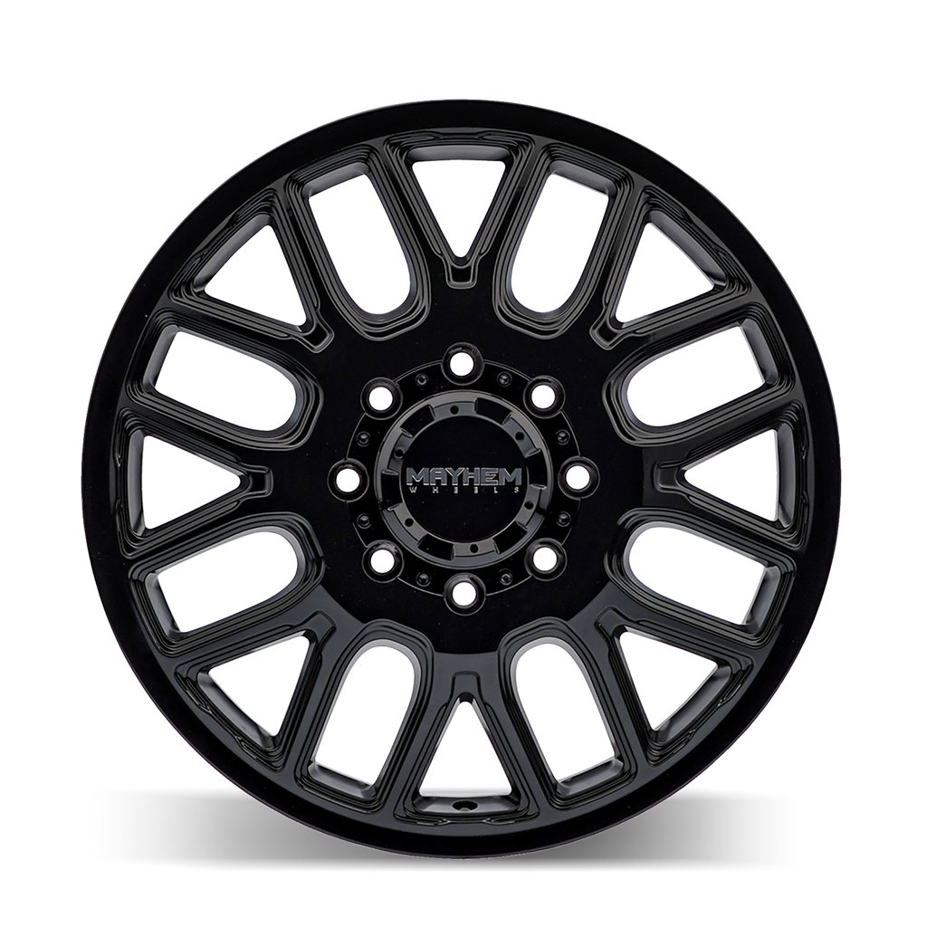 Mayhem WHEELS MAYHEM COGENT DUALLY 8107D GLOSS BLACK 20X8.25 8-200 115MM 142MM - 8107D-2877BF115 - Mayhem